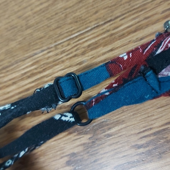 Patterned Flowy Maxi Dress with Adjustable Straps - XXS - Picture 5 of 8